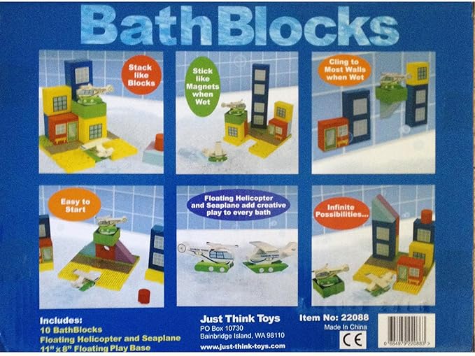 BathBlocks Floating Airport Set in Gift Box