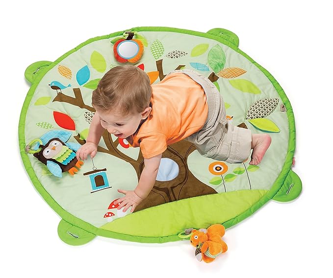 Skip Hop Baby Play Gym, Treetop Friends, Green/Brown, 36 x 36 x 19"
