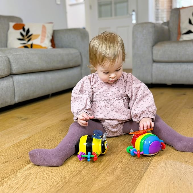 The Learning Journey Early Learning - Crawl About Bee - Crawling Toys for Babies 6-12 Months - Bright Lights and Fun Melodies - Award Winning Toys