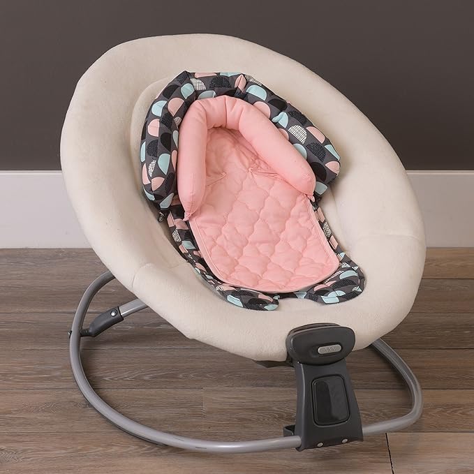 Travel Bug Baby & Toddler 2-in-1 Head Support Duo Head Support for Car Seats, Strollers & Bouncers (Grey/Teal/Pink), 8x2.75x10 Inch (Pack of 1)