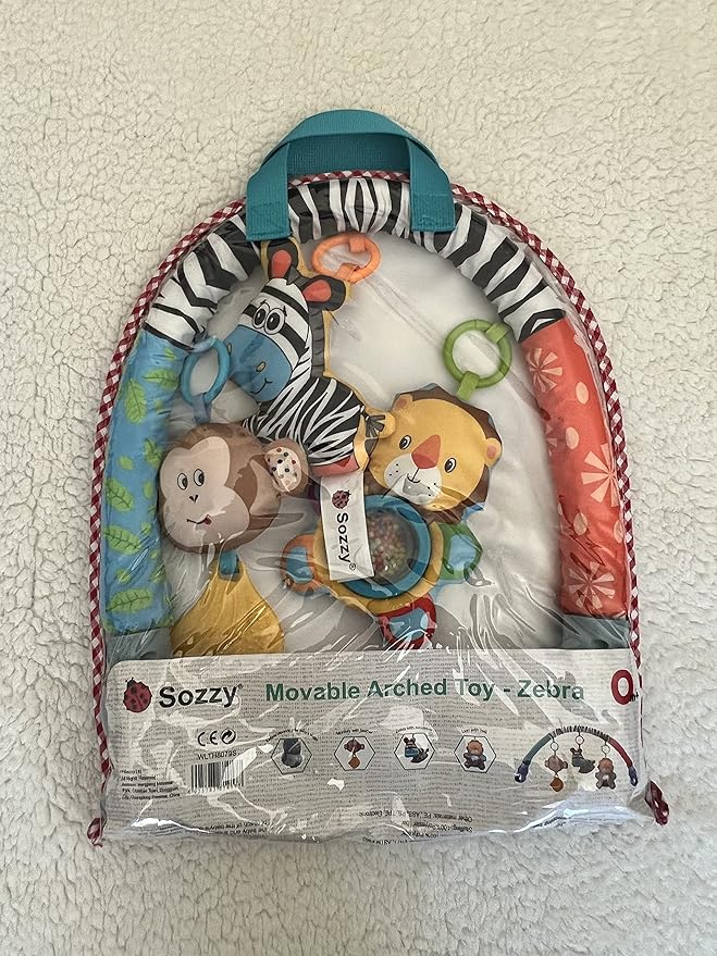 Sozzy : Newborn pram Baby Toy Hanging Arch Zebra Baby rattles Crib mobiles Baby Hanging Toy