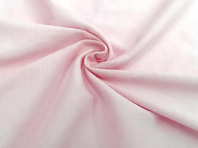American Baby Company 2 Pack 100% Natural Cotton Fitted Pack and Play Sheets 39" x 27" - Soft & Breathable Pack N Play Sheets for Playard & Mini Crib Mattress, Pink, for Boys & Girls