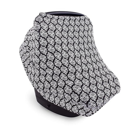 Yoga Sprout Multi Use Car Seat Canopy, Damask