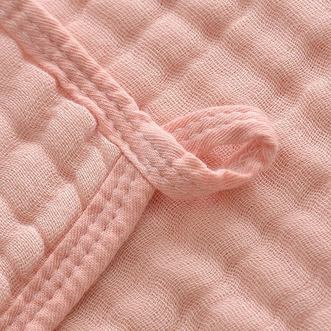 MUKIN Baby Washcloths, Soft Absorbent Cotton Burp Cloths, Burping Cloth for Newborn Sensitive Skin,12x12 inches, 6 Pack (Pink,White,Yellow)