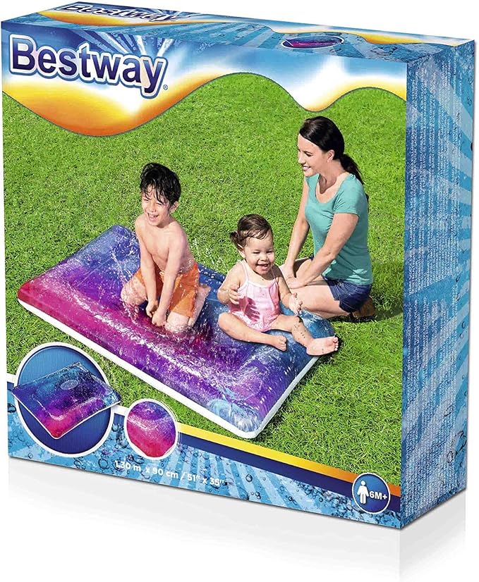 Bestway 52290 Galaxy Blobz Water Play Mat 130x90 CM, Purple, One Size