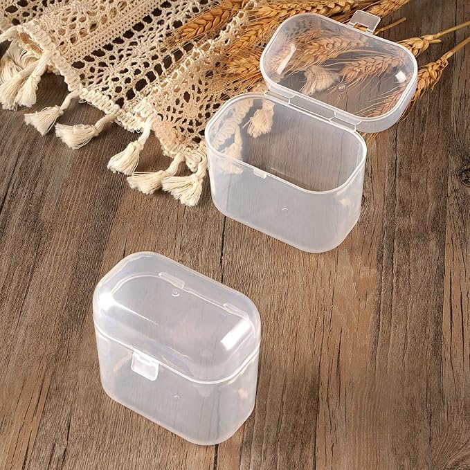 Accmor Pacifier Container - 2 Pacifier Holder Case for Travel, BPA Free, Transparent