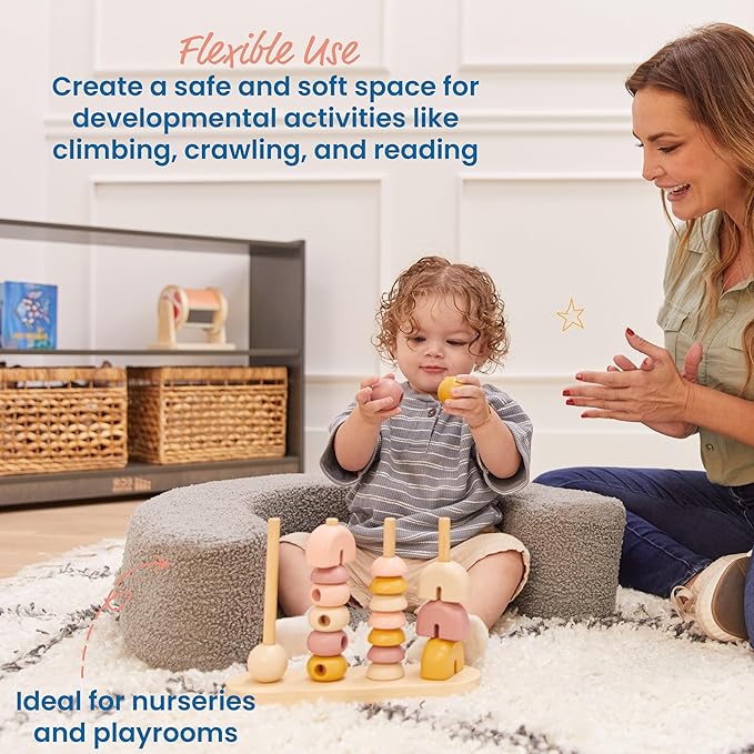 ECR4Kids SoftZone Sit-Up Support Ring, Baby Essentials, Grey