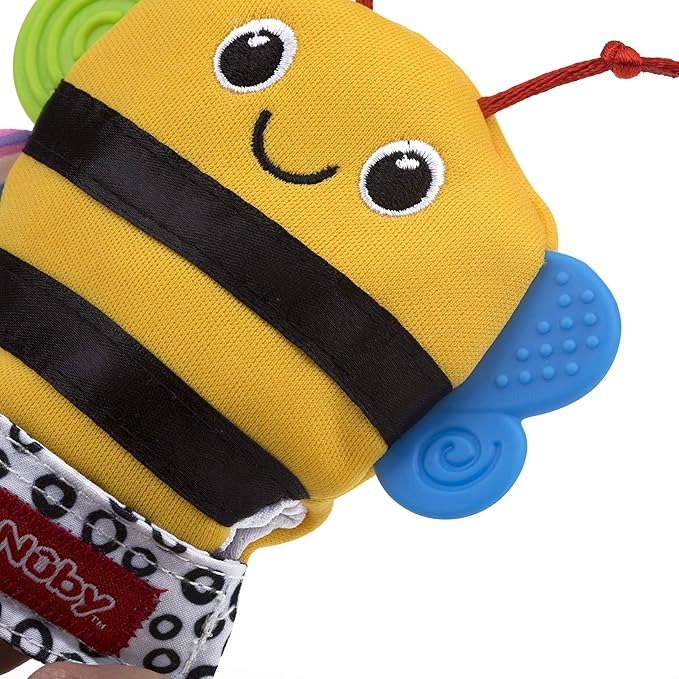 Nuby Happy Handimals Teething Mitten- Bee