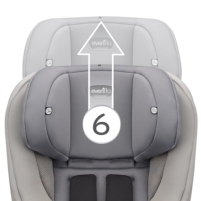 Evenflo Stratos Convertible Car Seat, Silver Ice