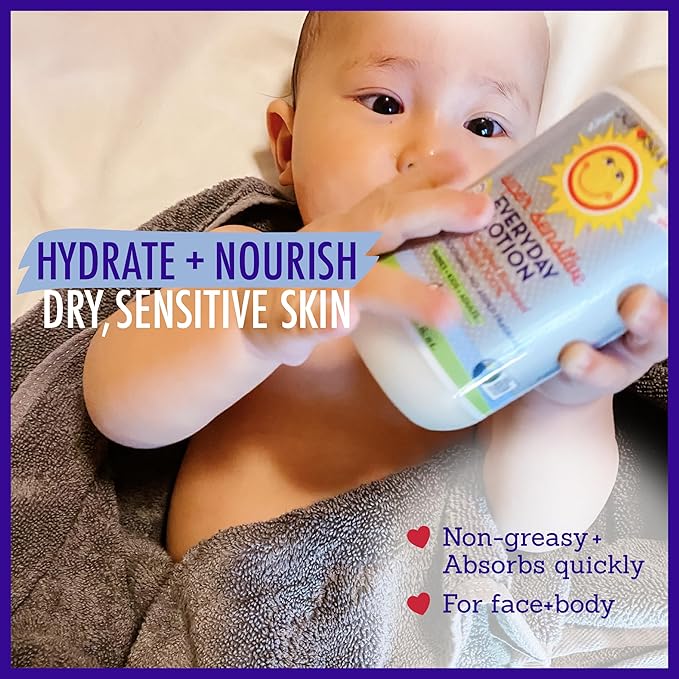 California Baby Super Sensitive Unscented Lotion | 100% Plant-Based Moisturizer | Baby Lotion For Newborn | Hypoallergenic Baby Lotion | 8.5 oz