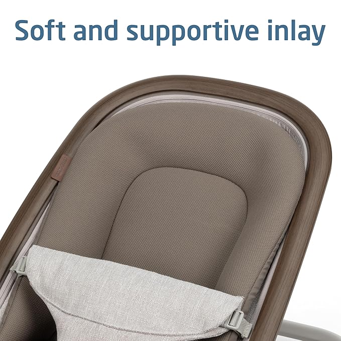Maxi-Cosi Kori 2-in-1 Baby Bouncer Seat for Infants, Baby Rocker Chair, Portable Bouncer, Truffle