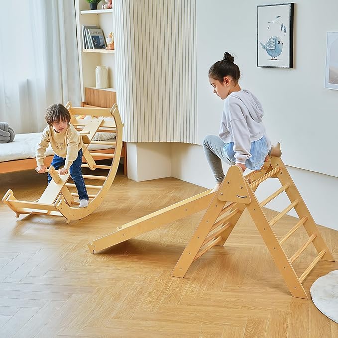 Avenlur Bazel 8-in-1 Montessori Waldorf Indoor Playset for Toddlers & Kids (18m-6yrs) - Ignite Imagination, Develop Motor Skills | Safe, Durable, Eco-Friendly for Creative Play