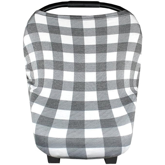 Copper Pearl Multi-Use Cover: Car Seat & Stroller Cover for Sun - Stretchy Fabric, All-Season Use, Stylish Designs, Easy Access for Moms - Scotland