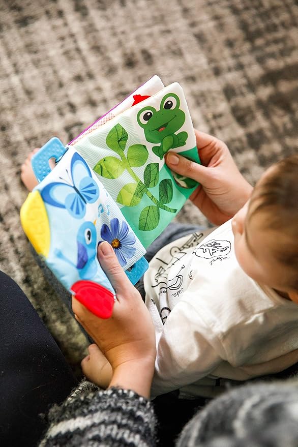 Baby Einstein Curious Explorers Teether Book Take-Along Toy, Ages Newborn +, Multicolored