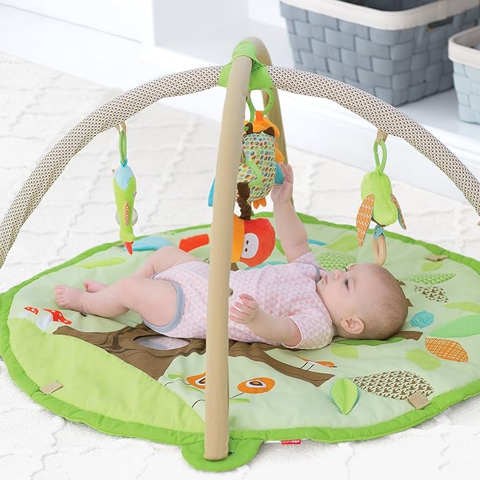 Skip Hop Baby Play Gym, Treetop Friends, Green/Brown, 36 x 36 x 19"