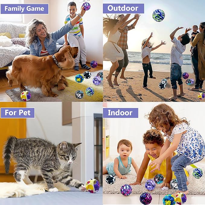 Tendry Extreme High Bouncing Ball Moon Shape for Kids of All Ages, Improve Hand-Eye Coordination, Easy to Grip and Catch by Athletes as a Sport Training Balls