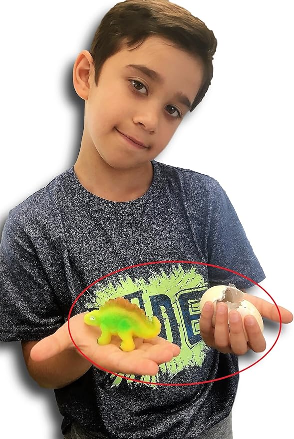 JA-RU Magic Grow Dinosaur Eggs – Water Growing Toys for Kids (1 Egg Assorted) Educational Science Toys, Dinosaur Party Favors, Classroom Prizes & Goodie Bag Stuffers. 312-1A