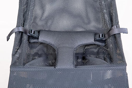 Childhome Evolux Baby Bouncer Mesh Fabric Seat Cover, Baby Lounger Cover, Lightweight Breathable Mesh Fabric, Replacement Baby Bouncer Seat Cover (Anthracite)