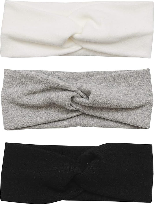 AVAUMA Baby Girl Boy Headbands Bow and Turban, Fits Newborn Infant Toddler and Children Hair Accessories