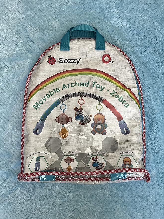 Sozzy : Newborn pram Baby Toy Hanging Arch Zebra Baby rattles Crib mobiles Baby Hanging Toy