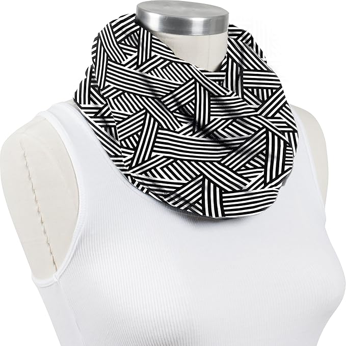 Bebe au Lait 5-in-1 Multi-Use Cover: Nursing Covers for Breastfeeding, Infinity Scarf, Nursing Shawl, Car Seat Cover, Shopping Cart Cover, Carrier Cover, Privacy Nursing Cover - Knightsbridge