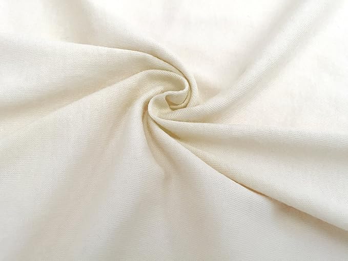 TL Care 100% Natural Cotton Fitted Pack and Play Sheet 39" x 27" - Soft & Breathable Pack N Play Sheet for Playpen, Playard & Mini Crib Mattress, Cream, for Boys & Girls