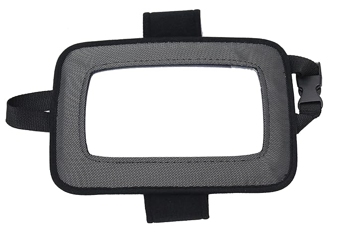 Dreambaby Backseat Rear Facing Baby Car Mirror - Extra Large Wide Angle View Soft Car Seat Mirror – Model L291