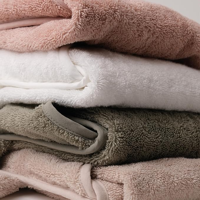 Turkish Organic Cotton Hooded Towels - Heritage Aegean Cotton, Organic Thick Bath Towels for Newborn, (Cozy Bunny, 35×35" — Baby/Toddler Large Size (6 Months–Toddler)) Best New Born Baby Girls Gift