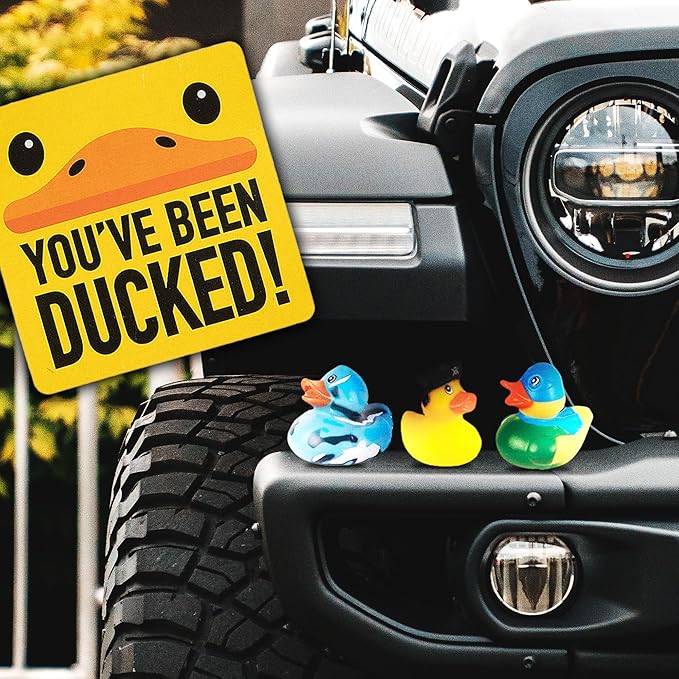 Kangaroo Mini Rubber Ducks Bulk Pack of 50 – Floating Baby Bath Toys for Kids - Classroom Rewards - Pool Party & Birthday Party Favors for Kid - Small Rubber Duck for Easter Baskets Stuffers for Kids