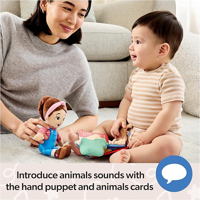 Ms. Rachel Official Farm Friends Baby Registry Gift Set with Plush, Animals Cards & Finger Puppet, Educational Toys & Baby Toys for Girls & Boys Ages 0+ (Amazon Exclusive)