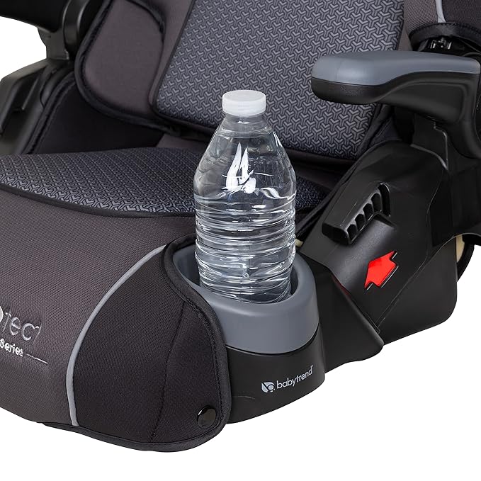 Baby Trend Protect 2-in-1 Booster Seat, Grey Tech – Lightweight Belt-Positioning Design, Cushioned Comfort, Everyday Big-Kid Support