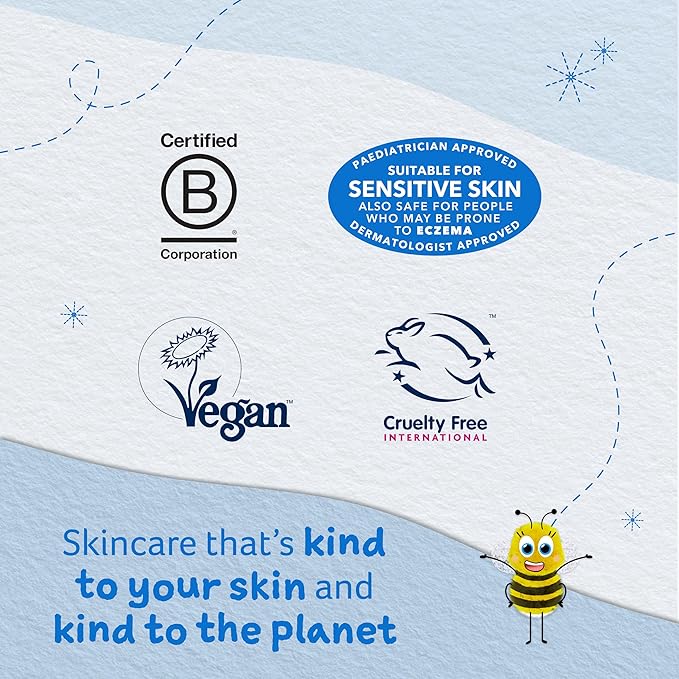 Childs Farm, Kids 3 in 1 Swim, Strawberry and Organic Mint 250 ml, Body Wash, Shampoo and Conditioner, Suitable for Dry, Sensitive and Eczema-Prone Skin