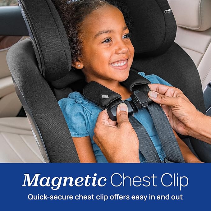 Chicco Fit360 ClearTex Rotating Convertible Car Seat with 360 Degree Rotation for Rear-Facing and Forward-Facing, LeverLock Self-Tensioning Lock System, Titanium/Grey