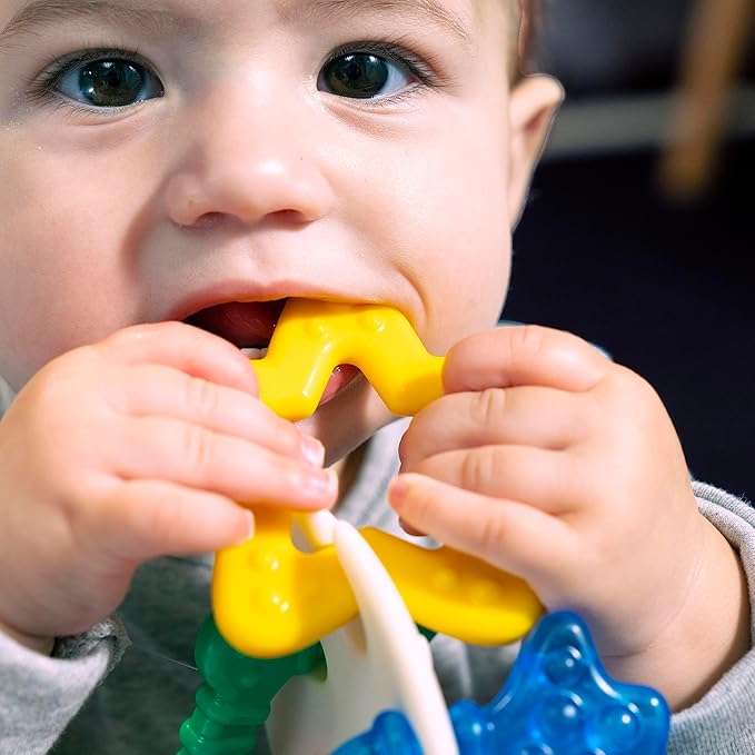 Baby Einstein Ocean Explorers Sea of Sensory Teether Toy BPA Free, Ages 3 Months and up