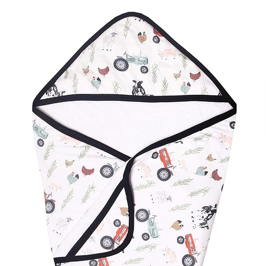 Copper Pearl Hooded Bath Towels Premium Knit/Terry Cloth Baby Towels with Hood, Pockets, and Cool Designs - Great to Gift and Make Bath Time Fun - Baby Bath Towel, Jo