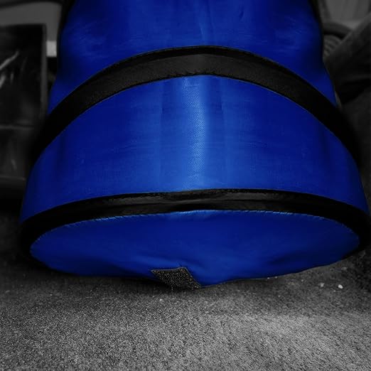 FH Group FH1120 Collapsible Trash Can (Blue) Small with Gift - Universal for Cars Trucks and SUVs