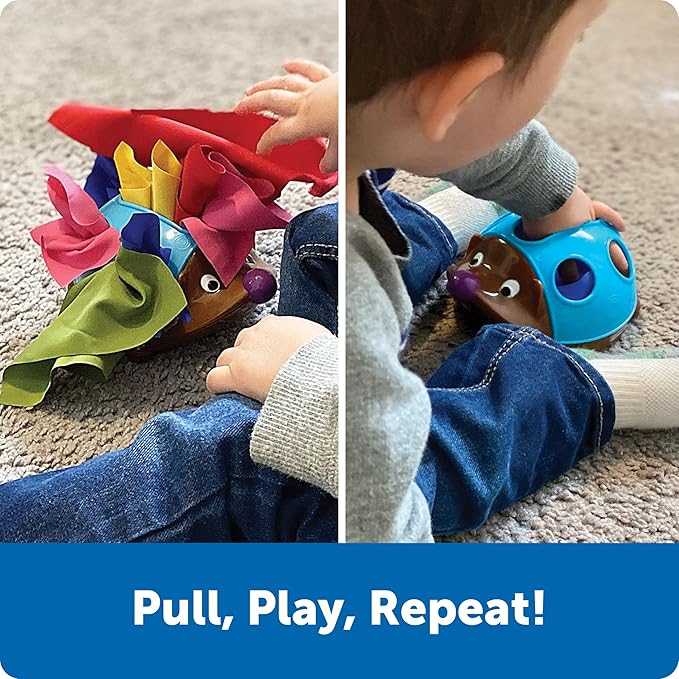 Learning Resources Spike the Fine Motor Hedgehog Tissue Pal - 11 Pieces, Ages 18 Months+, Fine Motor Skills, Montessori toys, Gifts for Boys and Girls