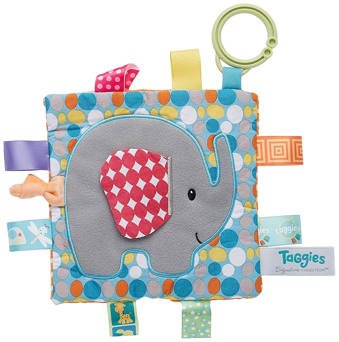 Taggies Crinkle Me Toy, Elephant