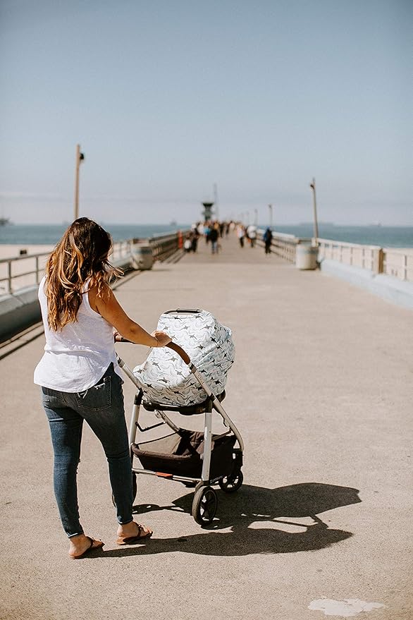 Copper Pearl Kai Multi-Use Cover: Car Seat, Nursing, Stroller - Stretchy Fabric, All-Season, Stylish Designs, Easy Access