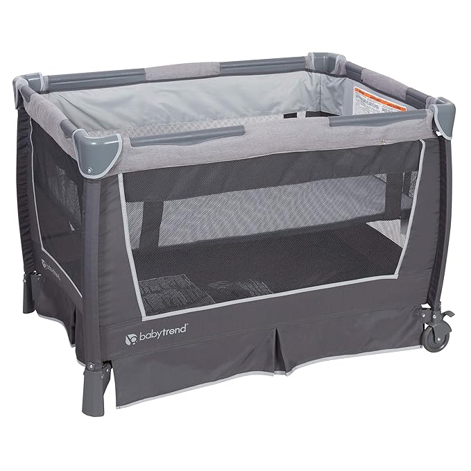 Baby Trend Passport Cargo Travel System with EZ-Lift 35 Plus Infant Car Seat and Nursery Center Playard with Bassinet and Changing Table