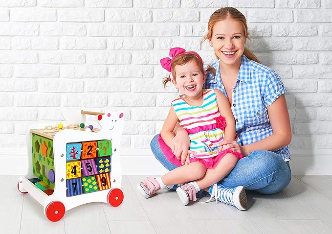 Small Foot Design Small Foot Wooden Toys - Wooden Baby Bear Walker