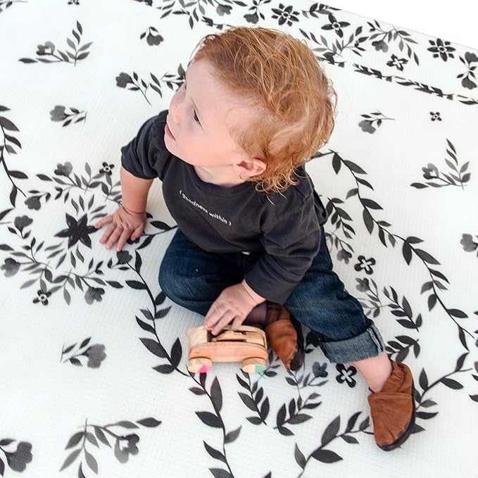 The Shwally PlayMat - Soft Baby Play Mat - Reversible Foam Floor Mat - Waterproof, Wipe-Clean, Durable, Non-Toxic and Hypoallergenic - Large (6.5' X 4.5')