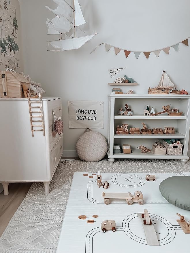Ofie mat by Little Bot, Baby Play mat (Stripe + Country Road Nordic)