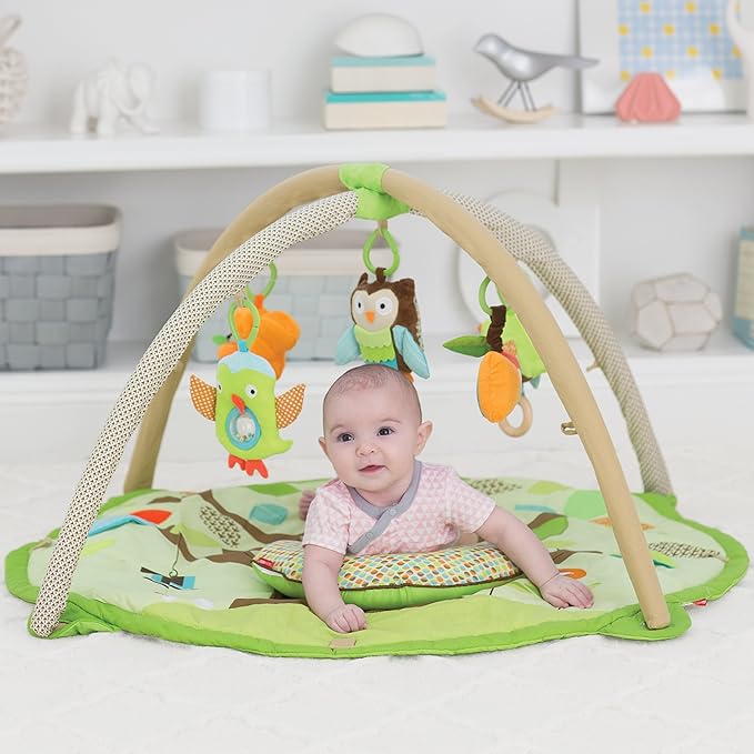 Skip Hop Baby Play Gym, Treetop Friends, Green/Brown, 36 x 36 x 19"