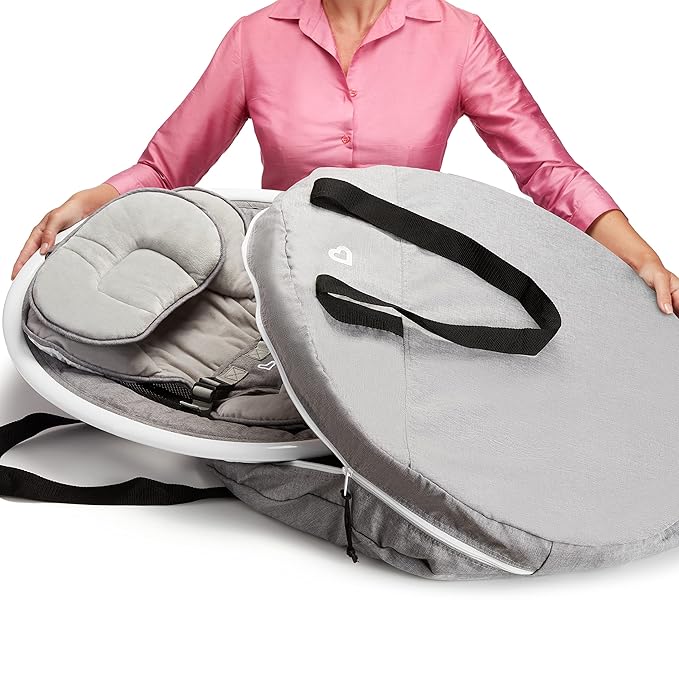 Bluetooth Enabled Baby Swing with Travel Carrying Case