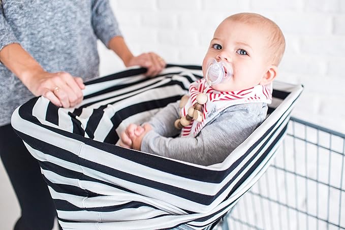 Copper Pearl Multi-Use Cover: Car Seat Covers, Nursing Cover, and Stroller Cover for Sun - Stretchy Fabric, All-Season Use, Stylish Designs, Easy Access for Moms - Classic