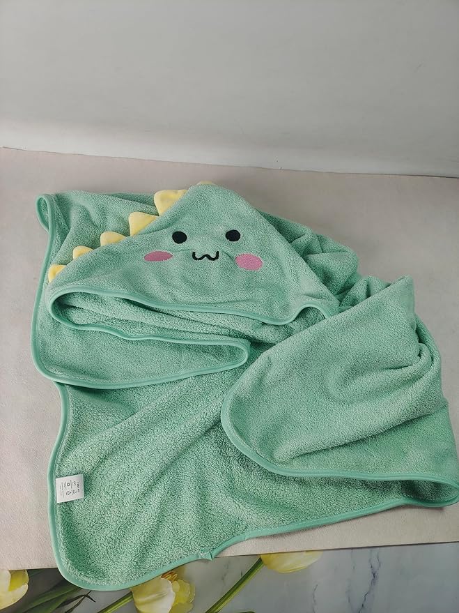 Baby Hooded Towels,31 x 31 in Baby Washcloths, Infant Super Soft Baby Bath Towels with Hood for Toddlers1-3,Highly Absorbent Viscose Hooded Towel for Boys, Girls, Newborn Essentials