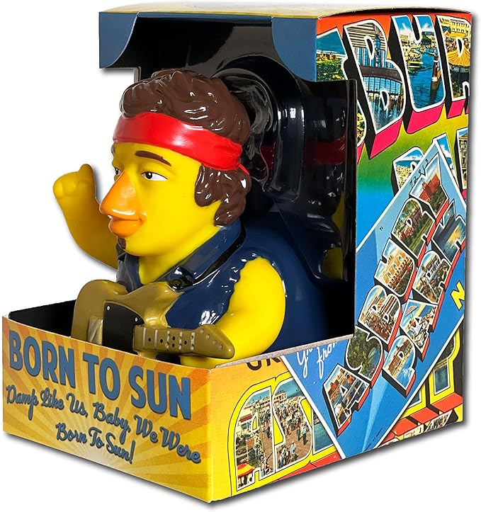 CelebriDucks - Born to Sun - Floating Rubber Ducks - Collectible Bath Toy Gift for Kids & Adults of All Ages