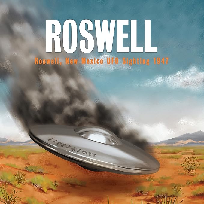 UFO Tops - Roswell - Metal Spinning Top - Inspired by The Documented 1947 UFO Sighting in Roswell, New Mexico (Color: Psychedelic Steel)