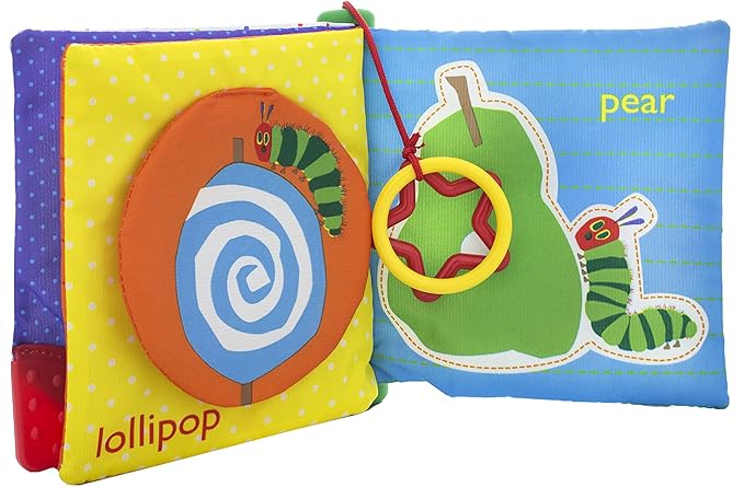 World of Eric Carle, The Very Hungry Caterpillar Fun Foods Soft Book Teether